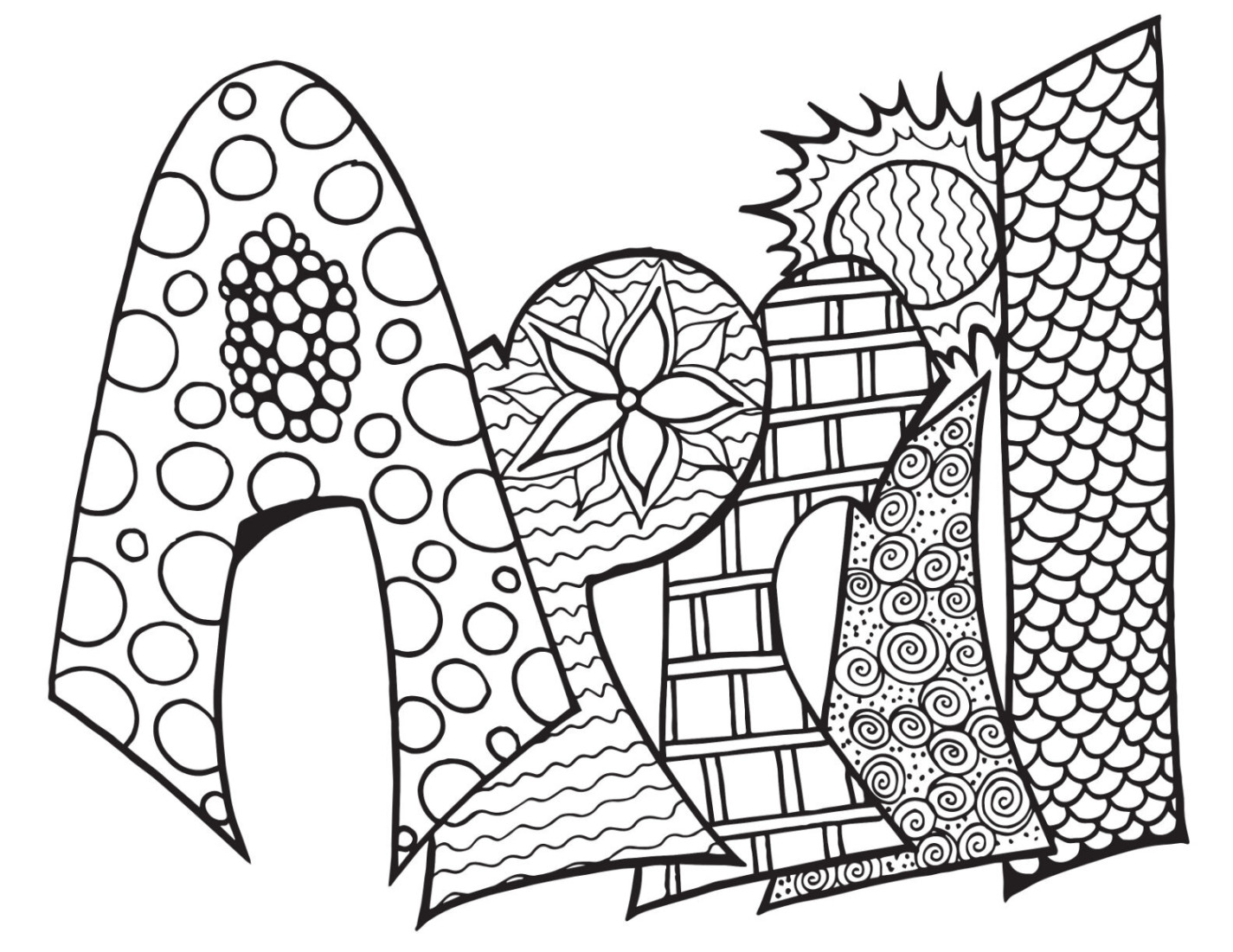 APRIL! Free Printable Coloring Page - Classic Stevie Doodle