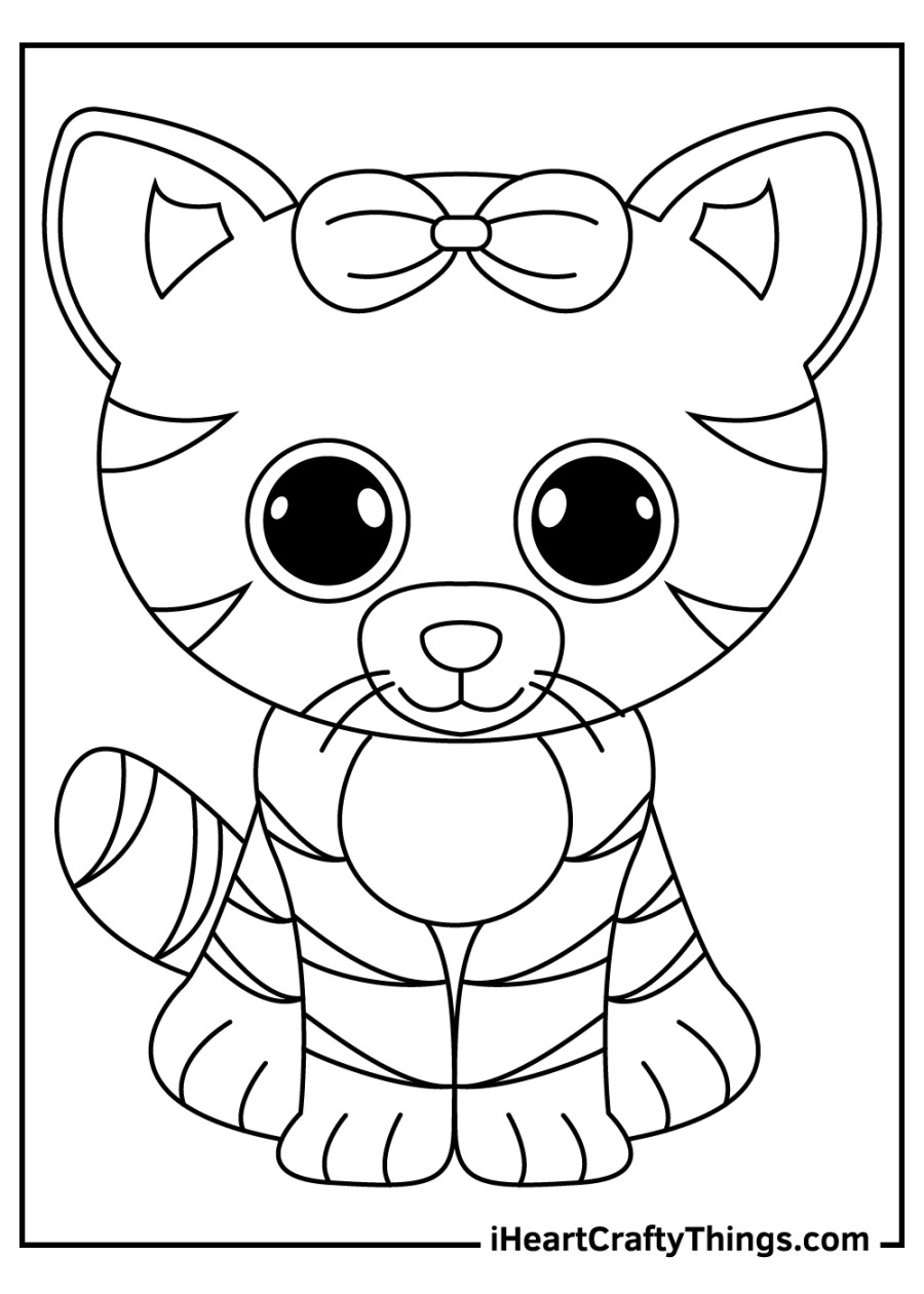 Beanie Boos Coloring Pages (Updated )