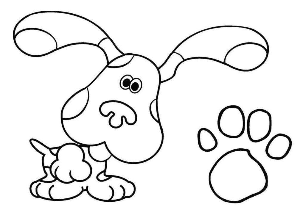 Blues Clues Coloring Page - Free coloring pages for Kids