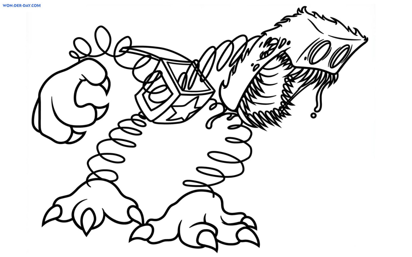 Boxy Boo Coloring Pages  WONDER DAY — Coloring pages for children