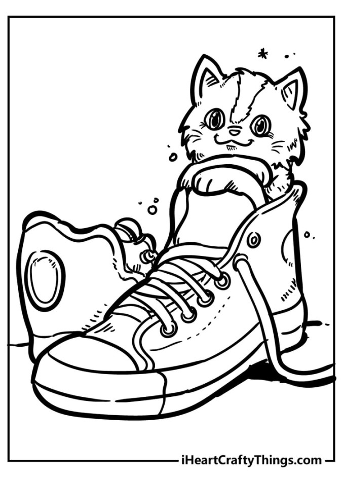 Cute Cat Coloring Pages - % Unique And Extra Cute ()