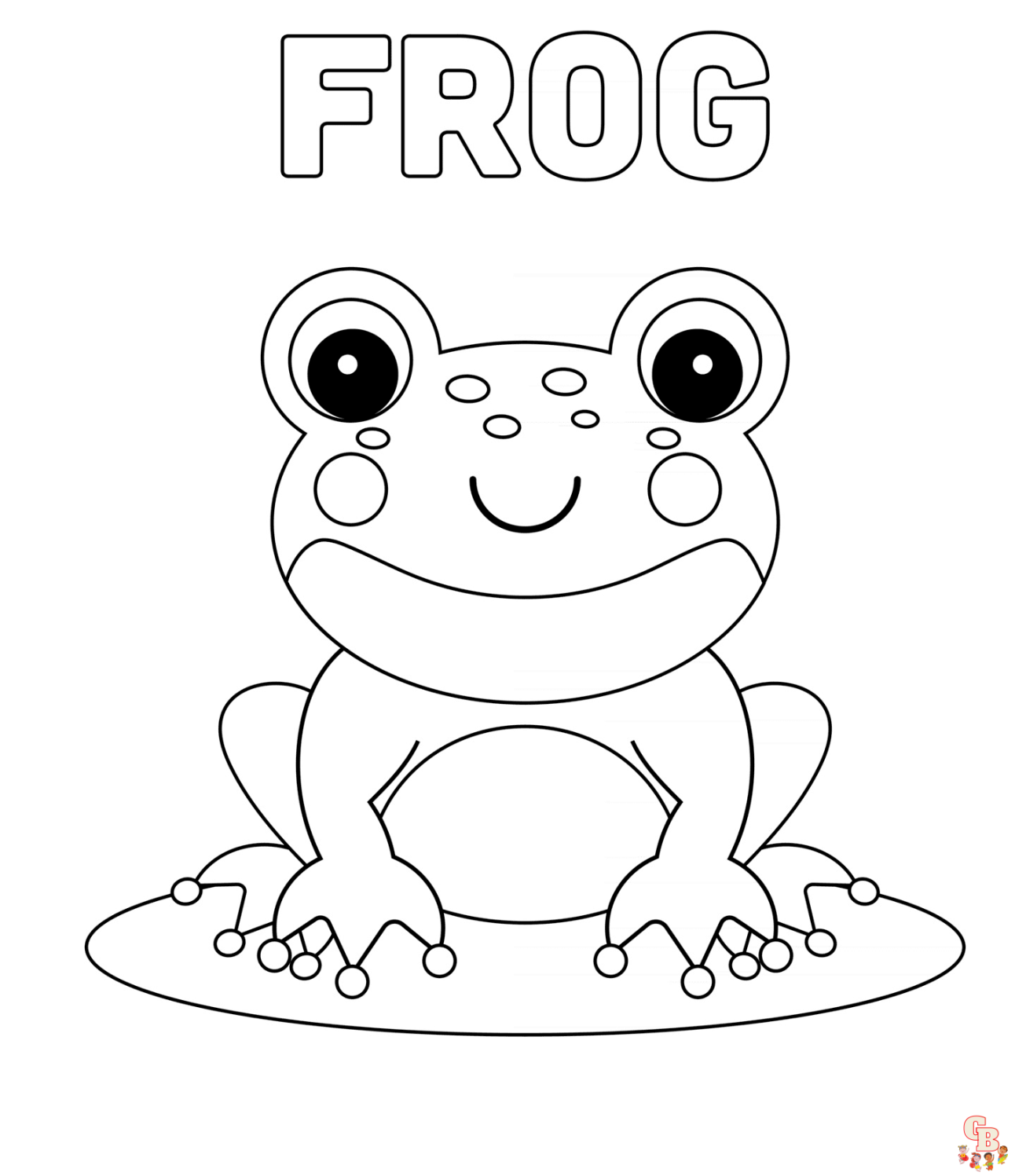 Cute Frog Coloring Pages: Free Printable Pages for Kids