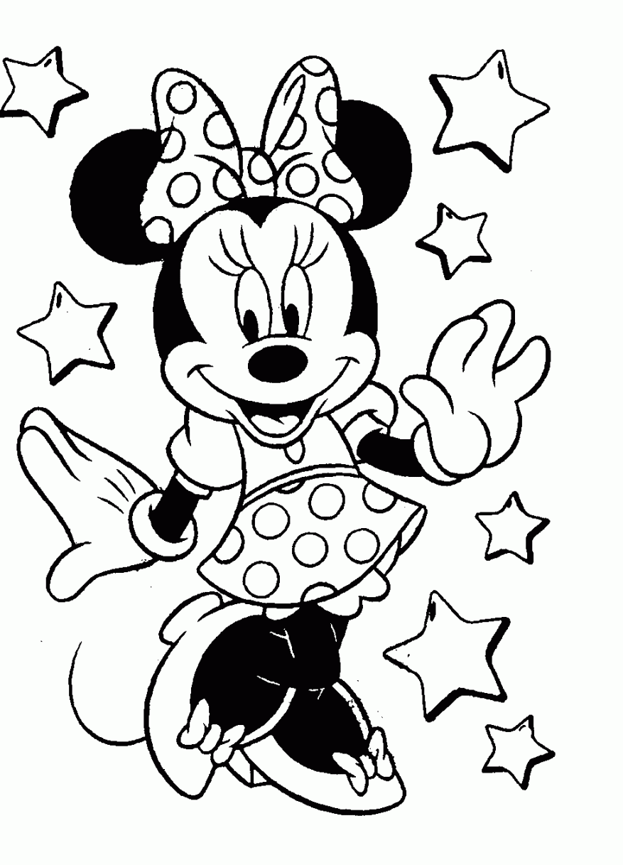disney minnie mouse dancing with stars coloring page  Disney