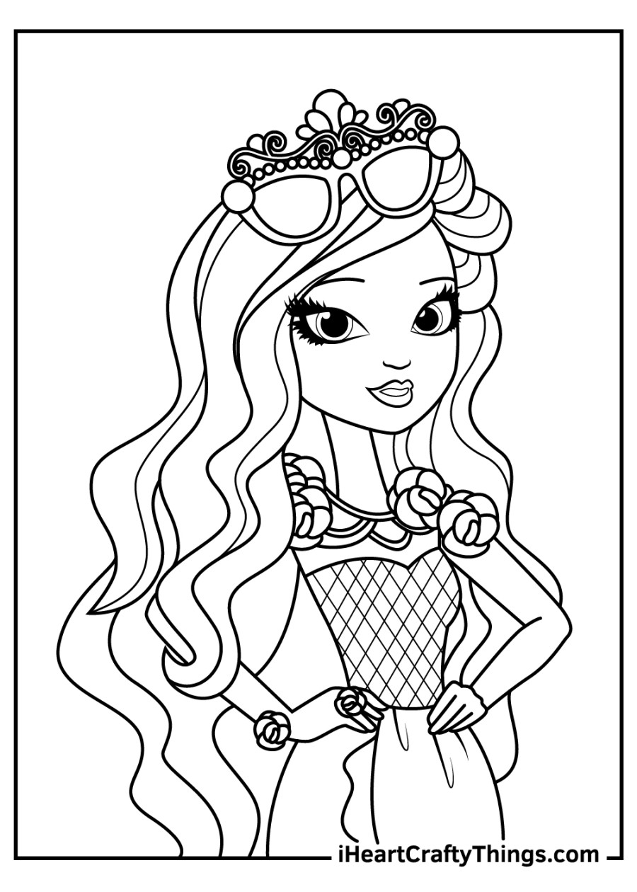 Ever After High Coloring Pages (Updated )