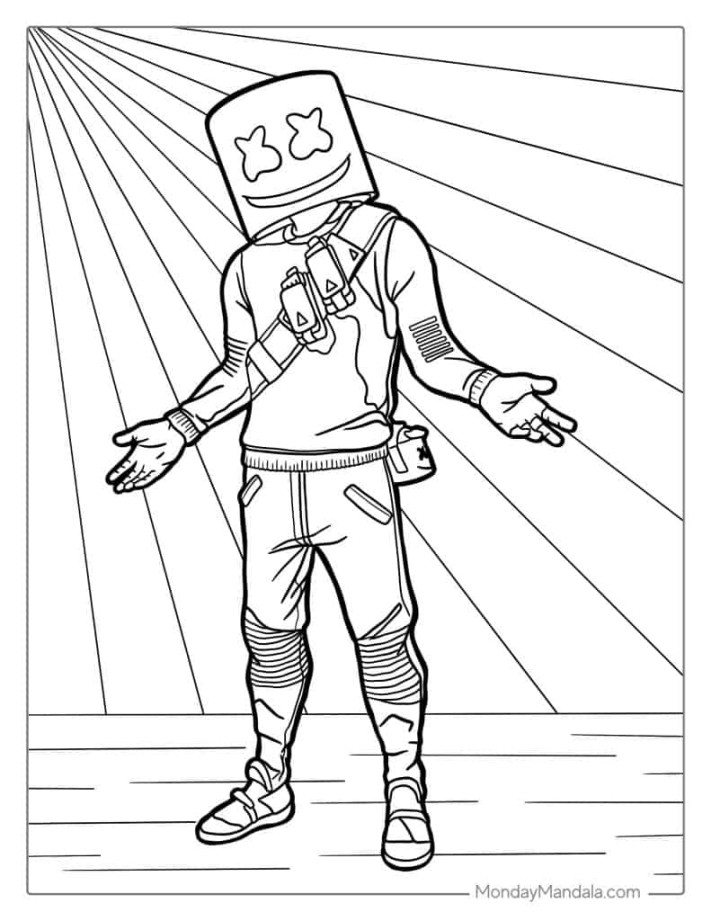 Fortnite Coloring Pages (Free PDF Printables)