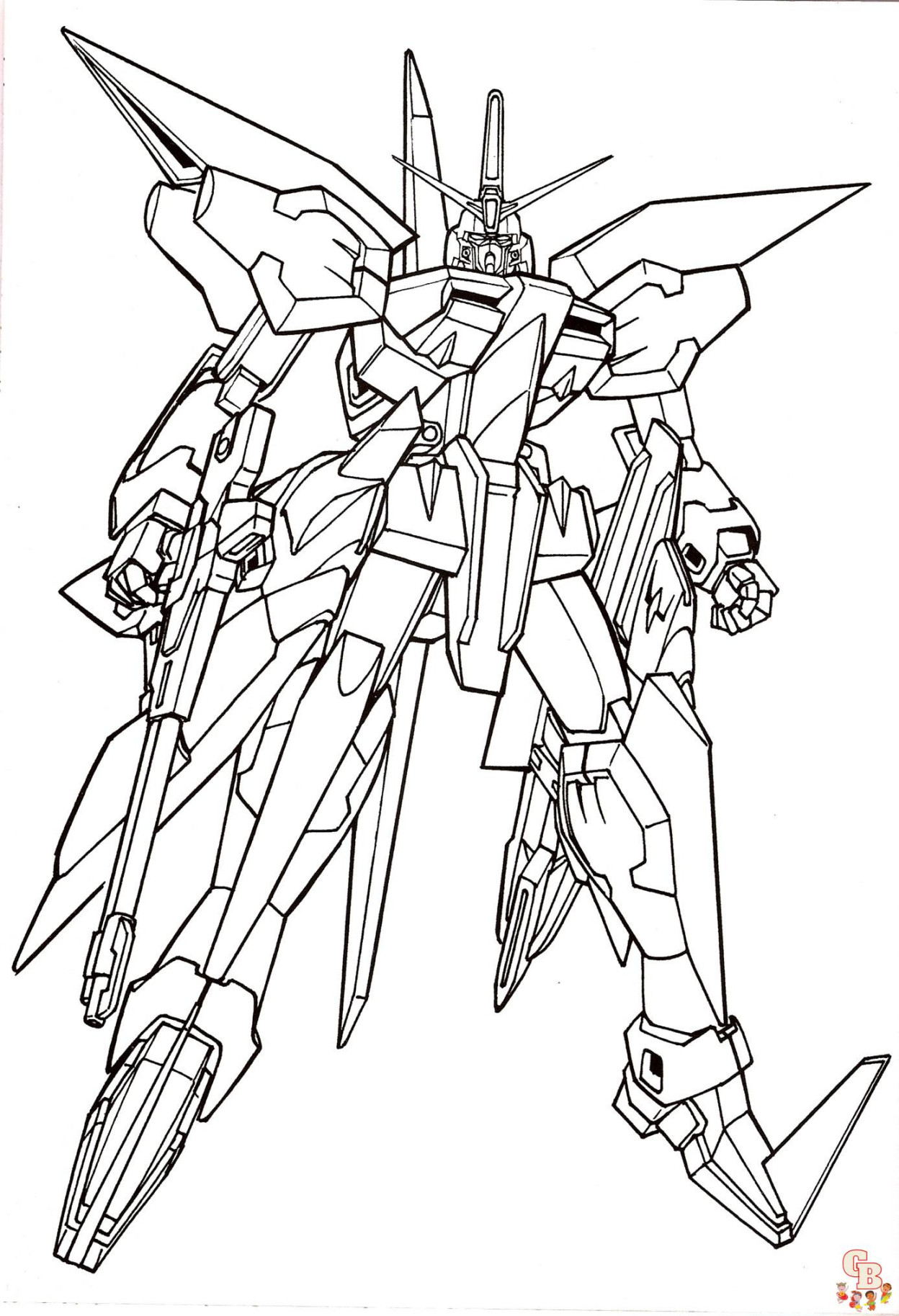 Free Gundam Coloring Pages  GBcoloring