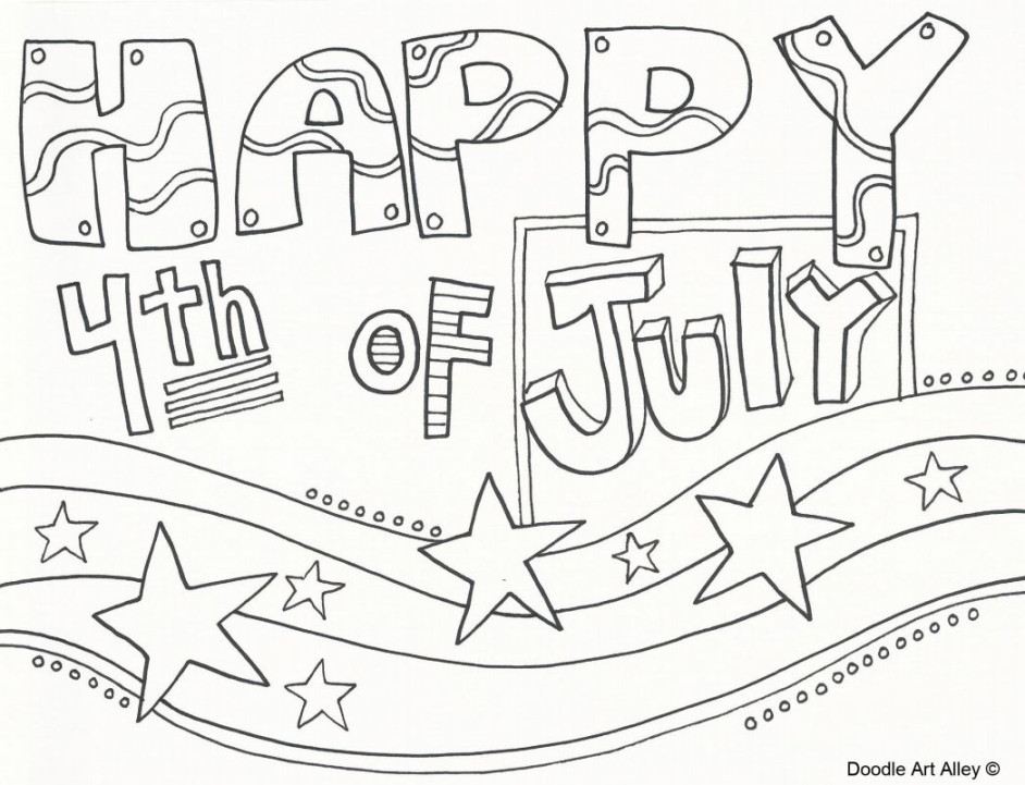 Free, Printable Fourth of July Coloring Pages for Kids