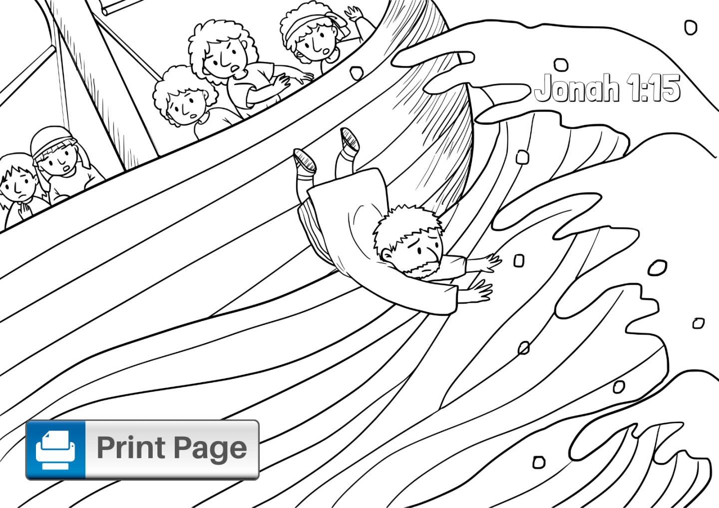 Free Printable Jonah and the Whale Coloring Pages – ConnectUS