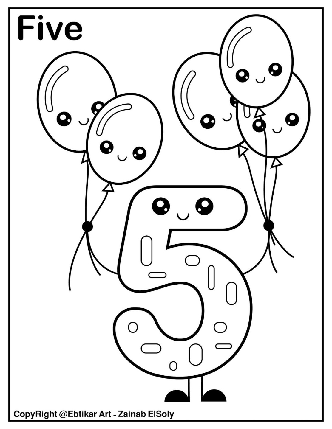 Number  Coloring Pages - Coloring Home