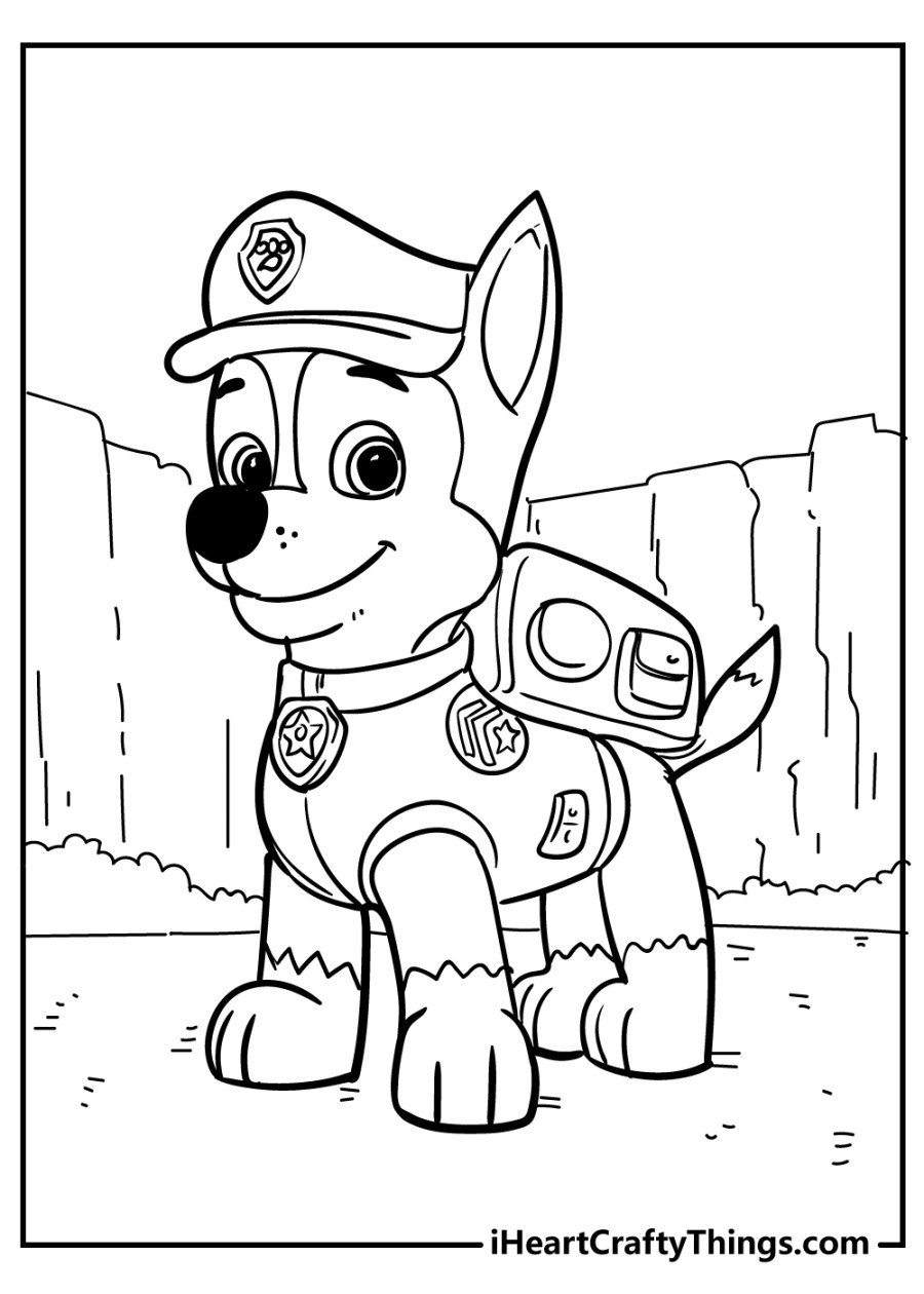 Paw Patrol Coloring Pages (Updated )