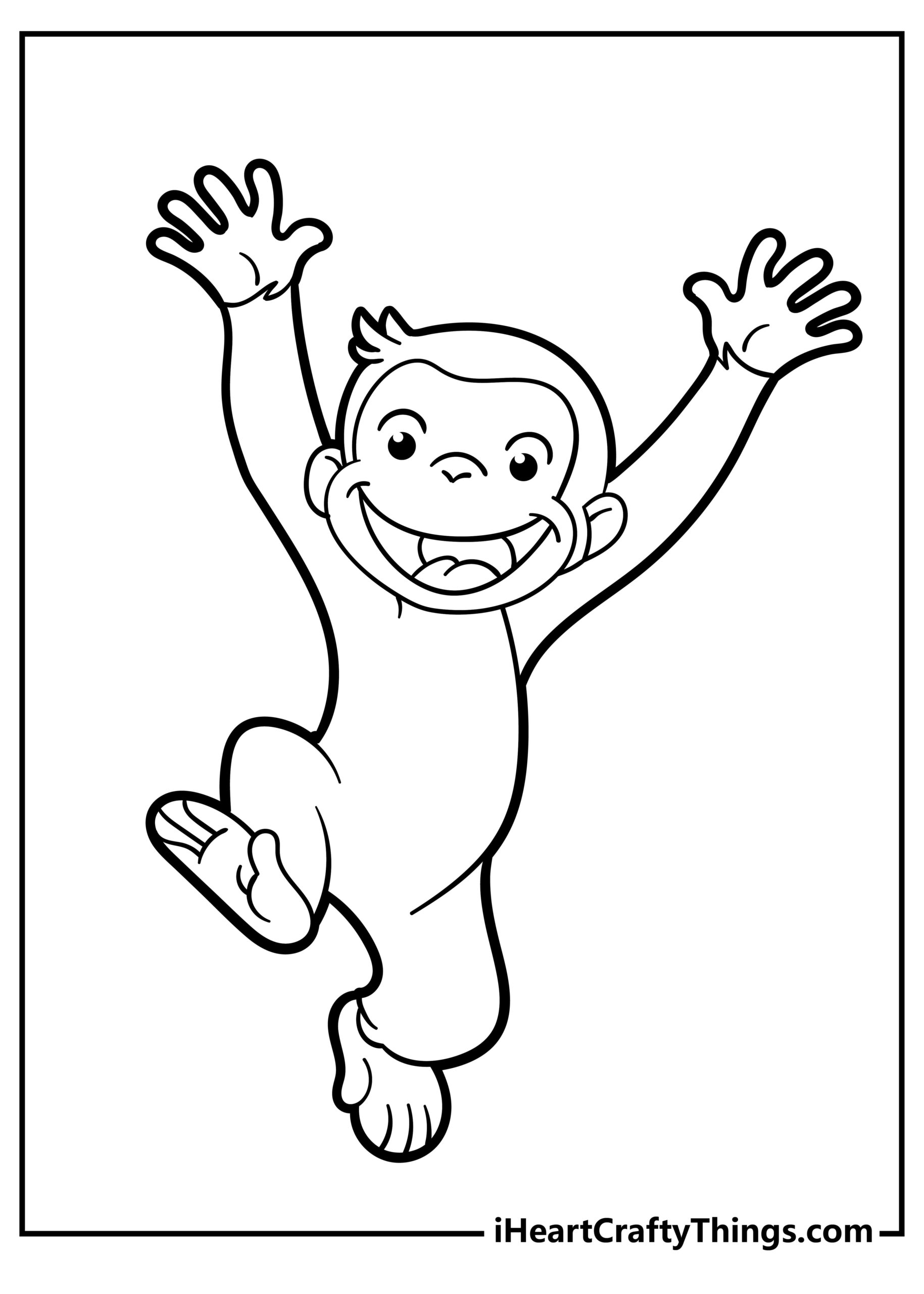 Printable Curious George Coloring Pages (Updated )