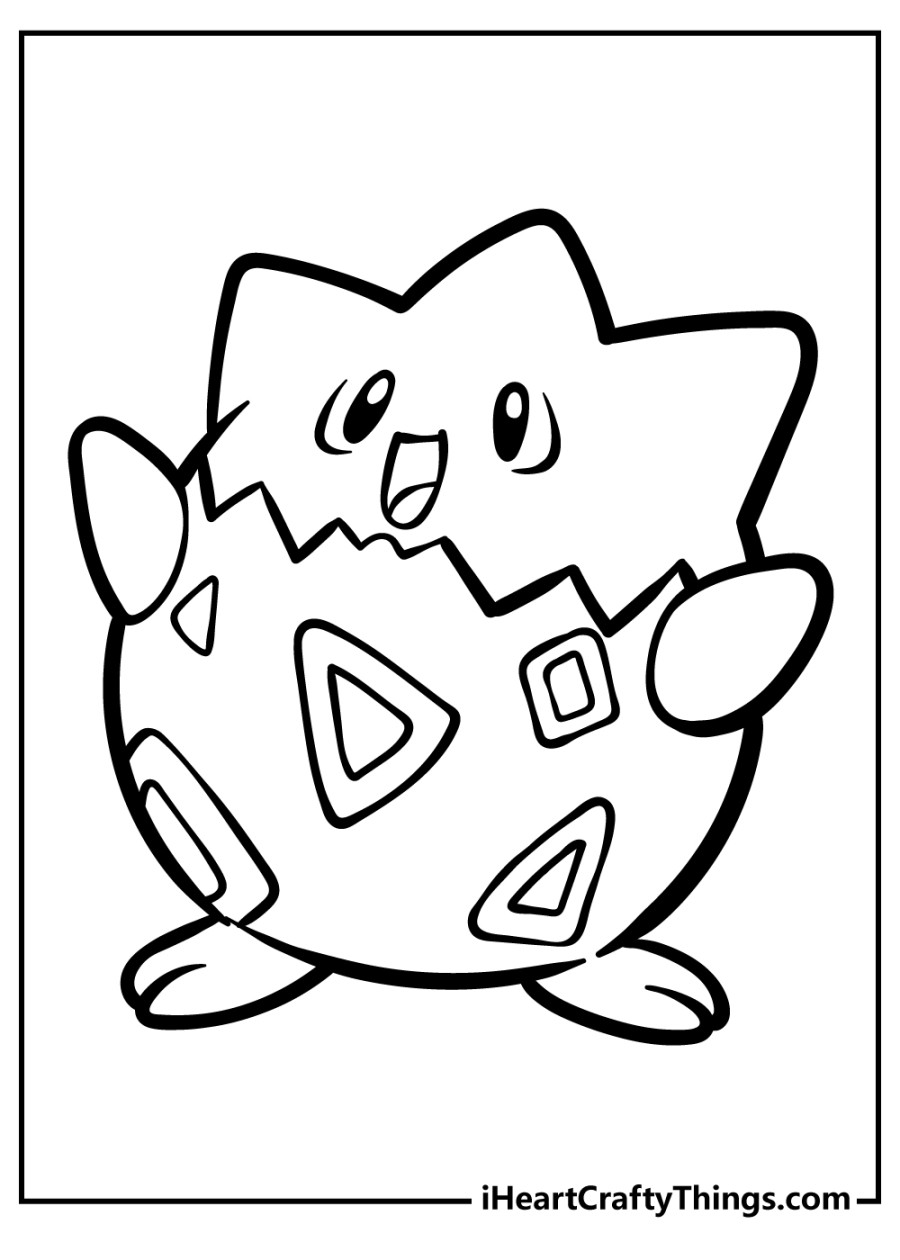 Printable Pokemon Coloring Pages (Updated )