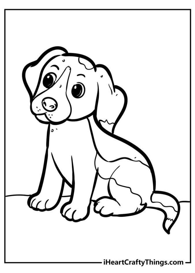 Puppy Coloring Pages - Updated